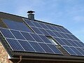 250px solar panels on a roof