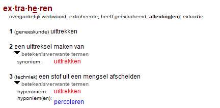 Natuurkunde.nl Wat is extraheren