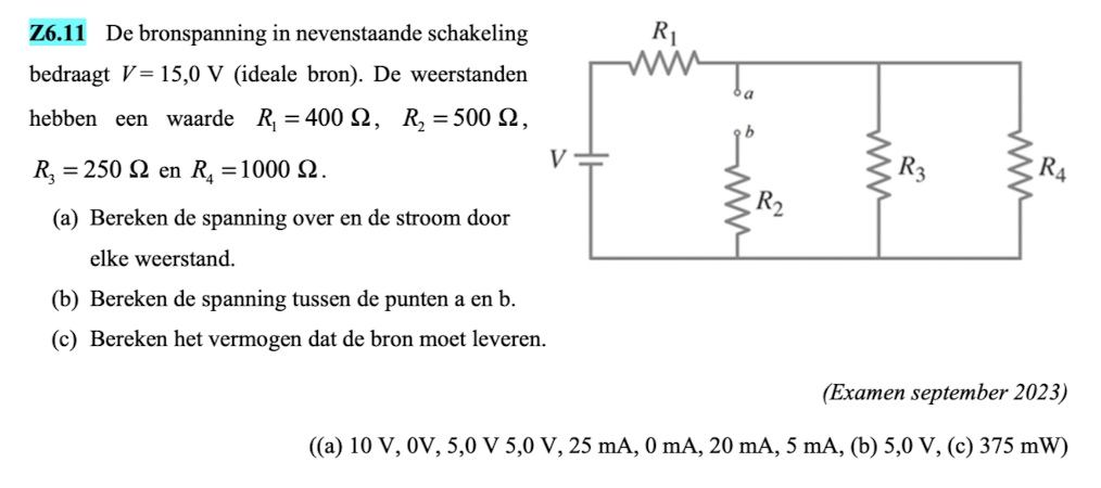 Natuurkunde.nl - Spanning tussen 2 punten